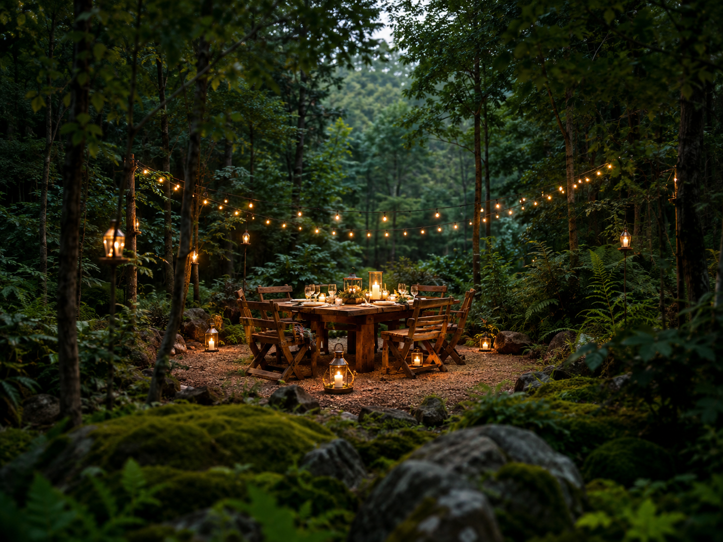 Organic Forest Dining